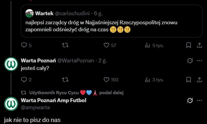 Kibic PRZEWRACA SIĘ na ulicy, a Warta Poznań Amp Futbol WJEŻDŻA I... xD